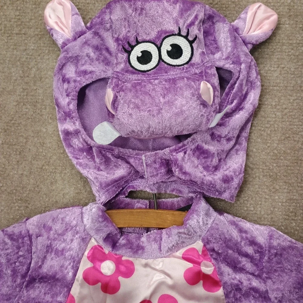 InCharacter Huggable Hippo Kids Costume - Purple and Pink